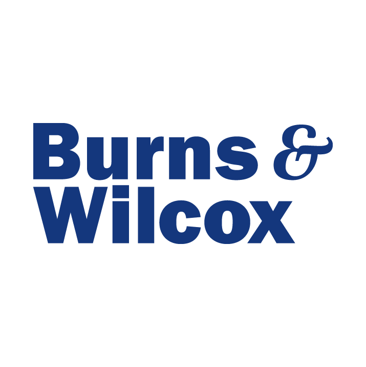 BurnsWilcox Logo Stacked CMYK Blue